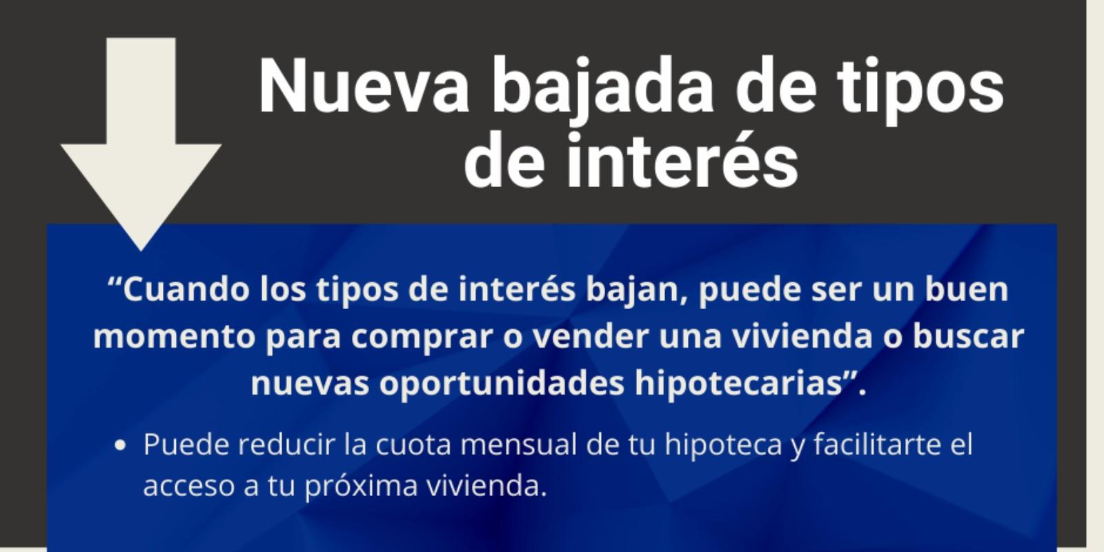 Nueva bajada de tipos de interés