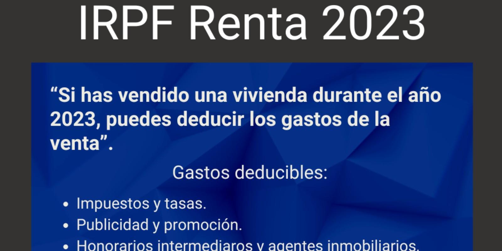IRPF Renta 2023